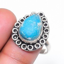 Bague Larimar en forme de