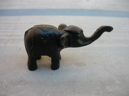 Mini éléphant noir bois - -,