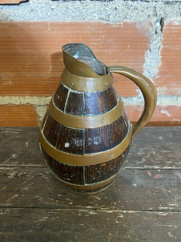 Pichet ancien tonneau bois - ancien,