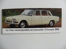 Petite brochure TRIUMPH la