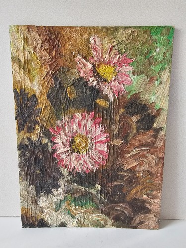 Tableau huile sur - carton,