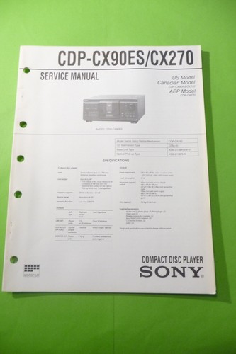 Manuel service pour sony - de,