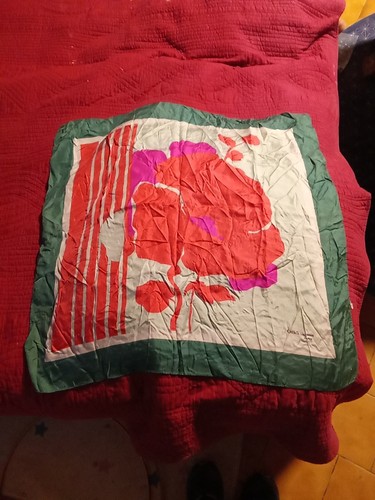 Foulard vintage femme odile - foulard,