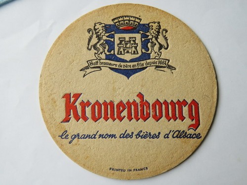 Sous verre bière - de,