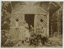 Morvan. Cabane au Lac des Settons. 1907.