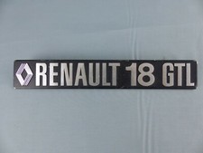 RENAULT 18 GTL emblème logo