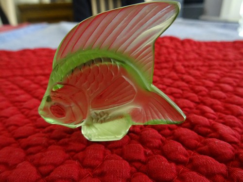 Poisson vert pomme lalique - vert,