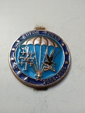 insigne  1° RHP 4eme Escadron CEA EUFOR TCHAD 2008/2009  /  TAP / OPEX Matriculé