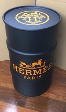 Baril déco HERMES métal 60