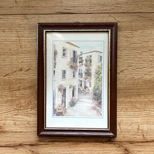 Reproduction aquarelle village - aquarelle,
