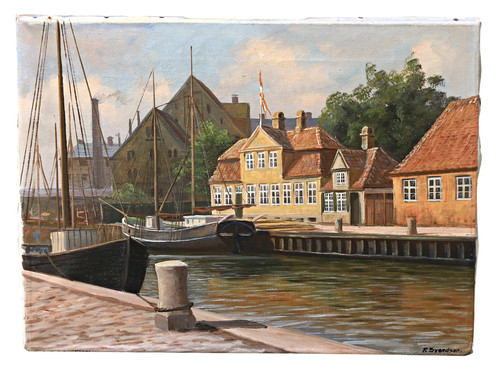 Huile sur toile signé - sur,