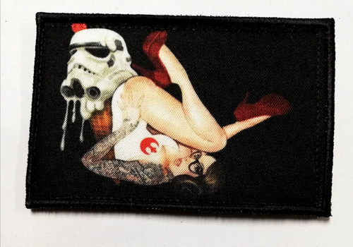 Patch morale 5x8cm pin - morale, up