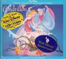 LIVRE CD CENDRILLON WALT DISNEY PERRETTE PRADIER NEUF SCELLE / NEW SEALED