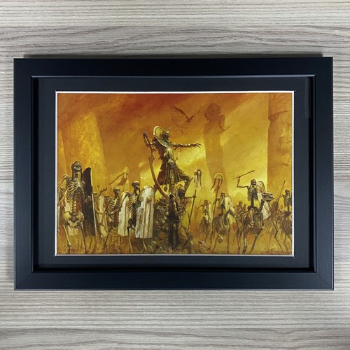Tomb kings encadré art undead - tomb,