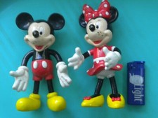 Lot 2 figurines MICKEY et MINNIE MOUSE