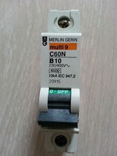 Disjoncteur unipolaire Merlin Gerin C60N B10 23915 