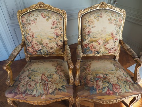 Paire fauteuils la reine - paire, de