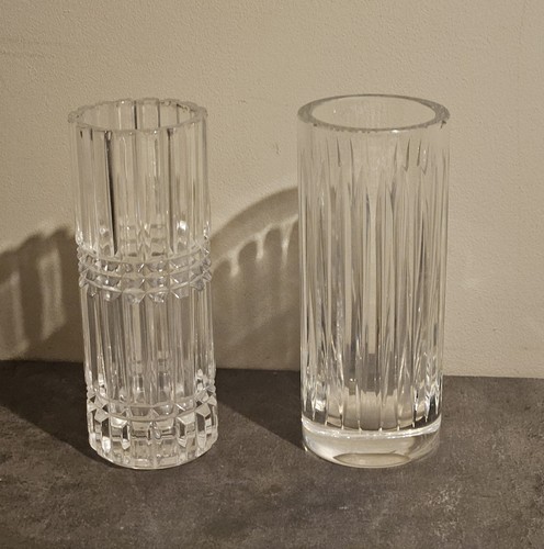Paire verres eau cristal - à,