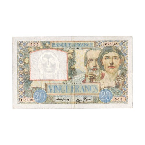 France billet 20 francs - -,