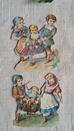 Anciens decoupis chromos - decoupis,