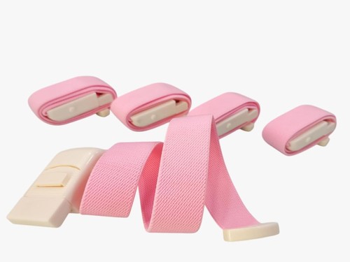 Pink pack elastic - pink, 5-pack