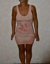 jolie robe rose ED HARDY ##