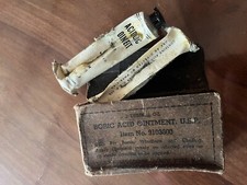 MAGNIFIQUE & TRES RARE US WW2 BURN INJURY SET 1oz R. GREEN ORIGINAL - MEDIC DPT