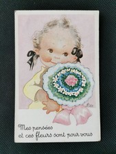 CPA Mes pensées et ces fleurs sont pour vous - Ilda