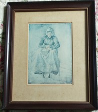 Café de Meulage Reproduction  Vincent Van Gogh Encadré Signé