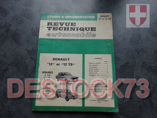 Revue technique rta renault - revue,