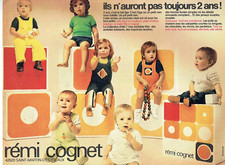 Publicité Advertising 1024 1973   Rémi Cognet  meubles enfants bébé