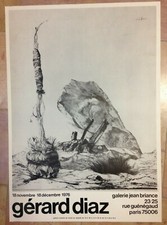 GERARD DIAZ 1976  AFFICHE