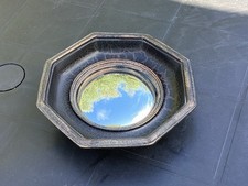 Miroir Marron Et Doré Avec Œil De Sorcière 