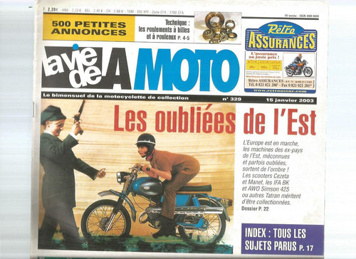 Vie moto n 329 - la, n°329