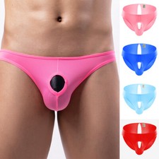 Sous-Vêtements Gay Sexy Pour Hommes Slips Respirants En Soie Glacée Séchage /