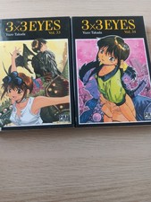Vends lot de 2 mangas 3x3 eyes