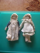 2 poupée mignonnette ancienne biscuit 3jt25