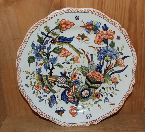 Assiette ancienne faïence - assiette,