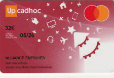 CARTE CADEAU  GIFT CARD  "    Cadhoc  32 eu "  (France) (2)(vide)