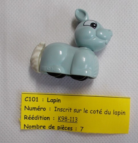 Kinder lapin 101 sans - kinder, c