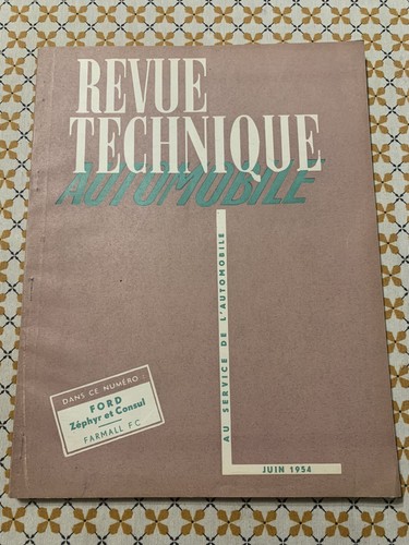 Revue technique juin 1954 - juin,