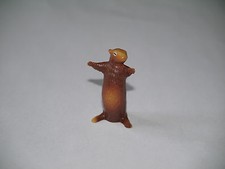 FIGURINE STARLUX ANIMAUX ZOO MARMOTTE MARRON DEBOUT