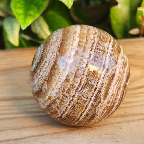 Aragonite rubanée sphère - aragonite,