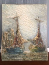 PEINTURE AU COUTEAU SUR TOILE