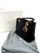 Sac Lady Dior en Nylon Bleu