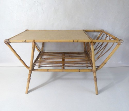 Table basse rotin - en,