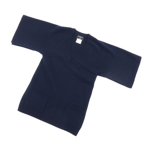 Pull chanel col - v, cachemire