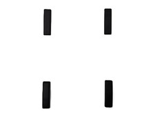 Patins x4 (Bottom Case Feet Foot Rubber Pad Leg) - pour MSI GP62MVR 7RFX