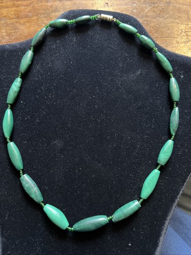 Bijoux collier malachite - bijoux,