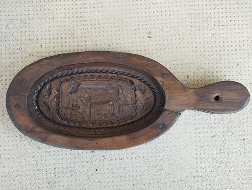 Ancien moule beurre bois - moule, à